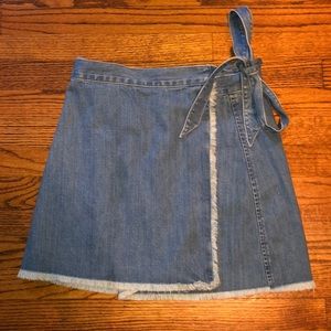 Madewell denim skirt